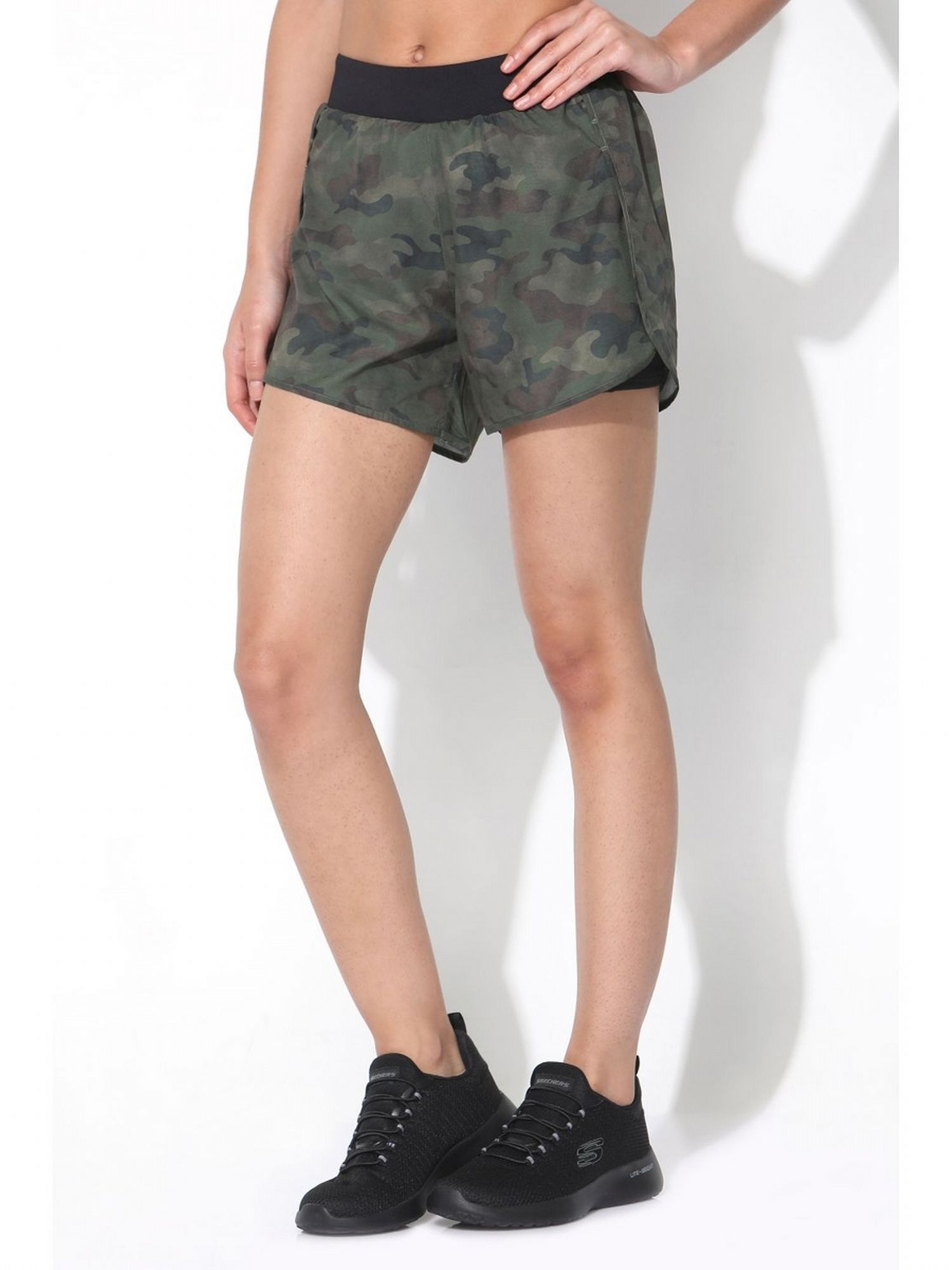 Buy Silvertraq Perform Shorts Army Camo 