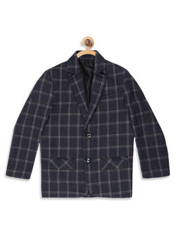 Blue Giraffe - Multi-Color Checks Blazer