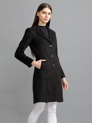 a line black coat