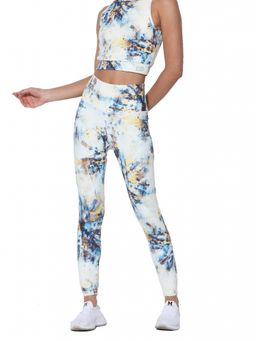 Silvertraq - Ath Track 7/8 Leggings Tie Dye - Multi-Color