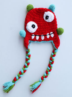 Woonie - Handmade Red Devil Cap