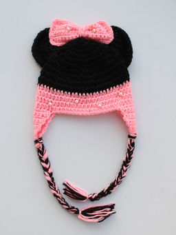 Woonie - Handmade Pink Beanie