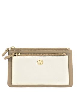 Eske - Aleta Double Zip Leather Wallet Brown (M)