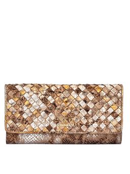 Eske - Cydel Flap Trifold Wallet For Women Metallic (L)