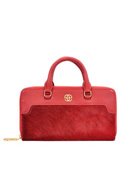 Eske - Lisette Zip Around Wallet With Handle Red (M)