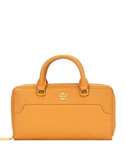 Eske - Lisette Zip Around Wallet With Handle Brown (L)