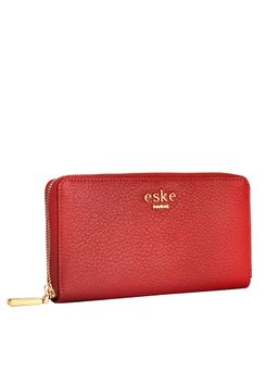 Eske - Scala Zip Around Wallet Red (L)