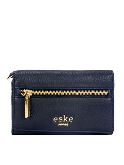 Eske - Edith Small Flap Trifold Wallet Blue (S)