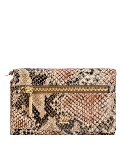 Eske - Edith Small Flap Trifold Wallet Beige (S)