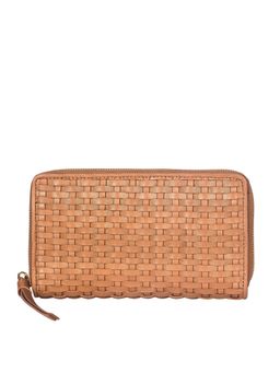 Eske - Amelia Zip Around Wallet Tan (L)