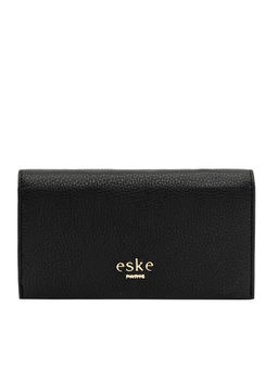 Eske - Kale Two Fold Leather Wallet Black (M)