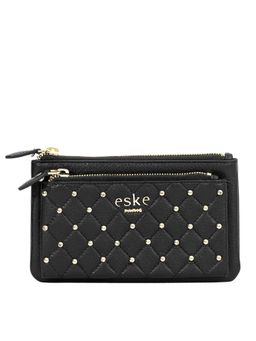 Eske - Melba Double Zip Wallet Black (M)