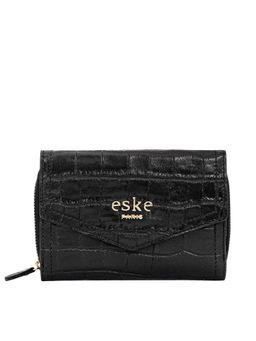 Eske - Ellet Leather Womens Wallets Black (M)
