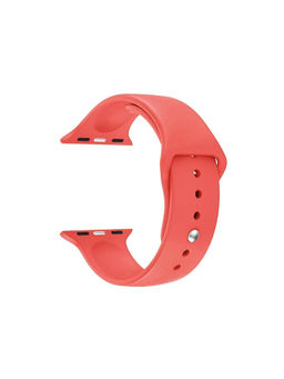 Treemoda - CoralPink Plain Silicone Watch Strap Comptiable With Apple Watch Series 1/2/3/4/5/6