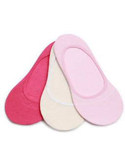 Supersox - Multi-Color Loafer Anti Slip No Show Invisible Socks (Pack of 3)