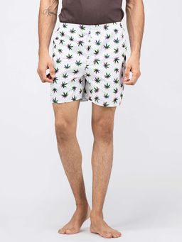 Whats Down - White 420 Boxers