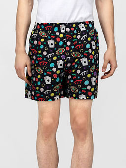 Whats Down - Black Casino Boxers