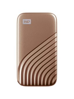 WD - My Passport Ultra 2TB Portable Storage-Gold with auto Backup and USB-C & USB 3.1 Compatibility