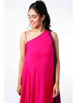 sabina layered maxi dress