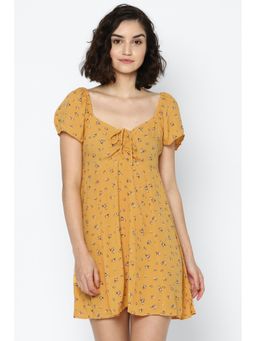 American Eagle - Yellow Solid Dress