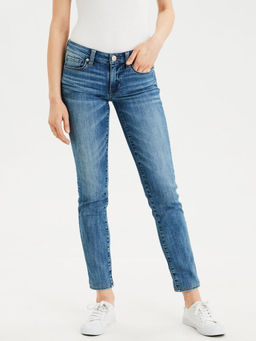 American Eagle - Blue Solid Jeans