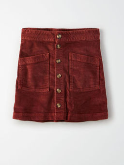 American Eagle - Rust Solid Mini Skirt