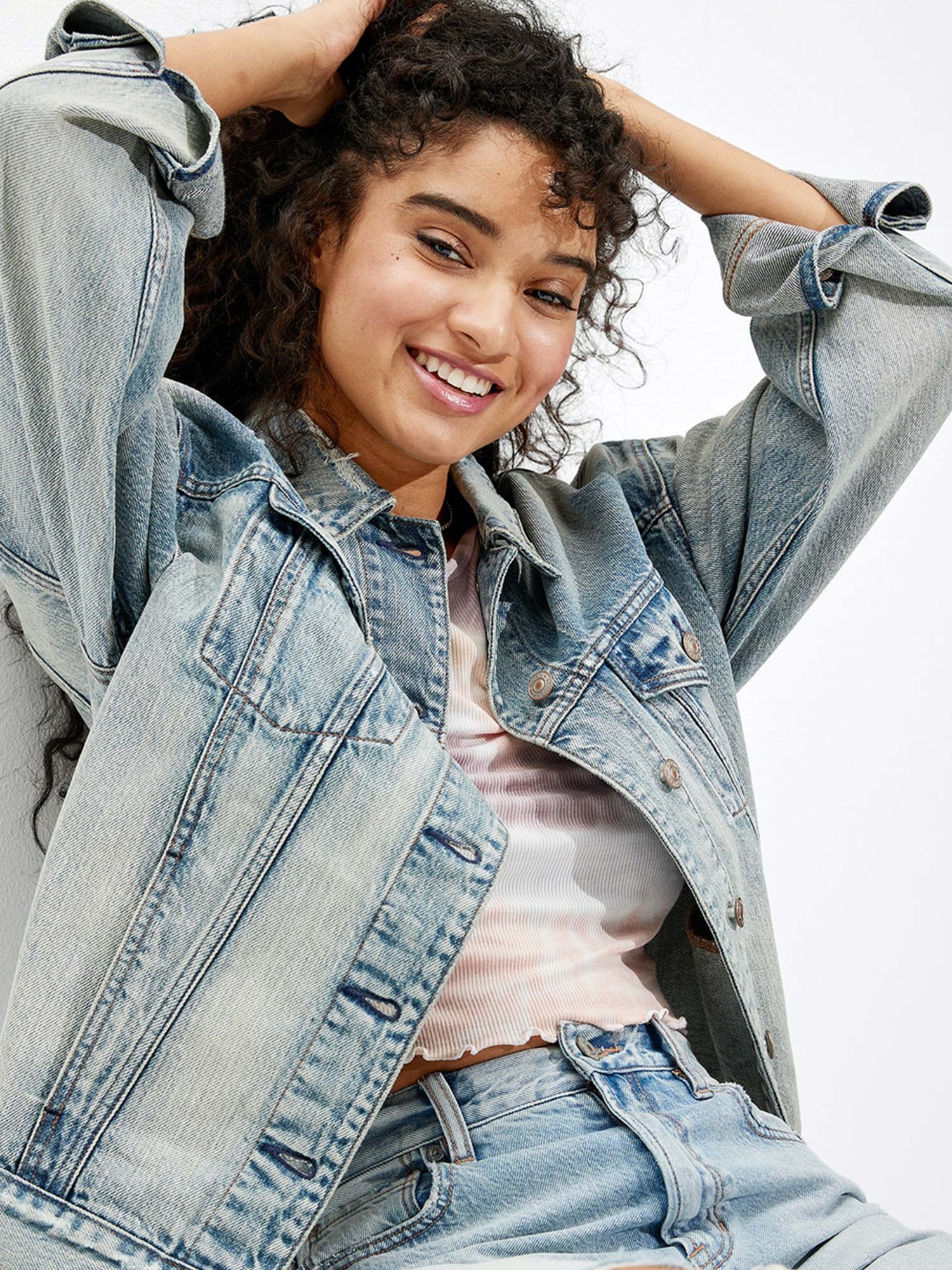 American Eagle Boyfriend Denim Jacket 