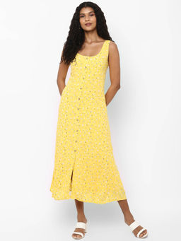 American Eagle - Yellow Printed Dress