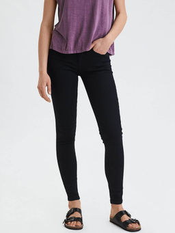 American Eagle - Black Solid Jeans