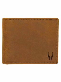 WILDHORN - Engraved Personalized Tan Leather Wallet for Men
