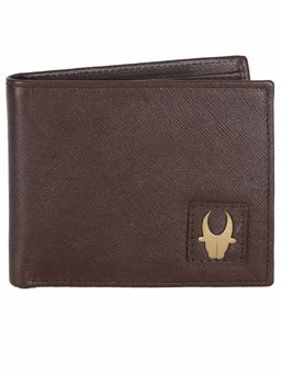 WILDHORN - RFID Protected Genuine High Quality Leather Brown Wallet for Men