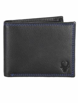 WILDHORN - RFID Protected Genuine High Quality Leather Black Wallet for Men