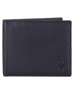 WILDHORN - RFID Protected Genuine High Quality Leather Black Wallet for Men