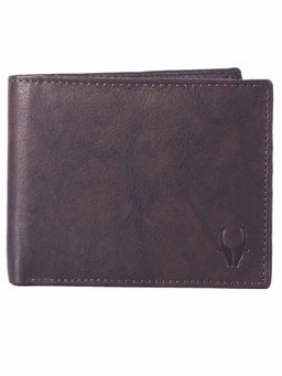 WILDHORN - RFID Protected Genuine High Quality Leather Brown Wallet for Men