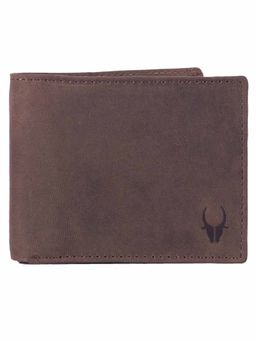 WILDHORN - RFID Protected Genuine High Quality Leather Brown Wallet for Men