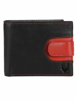 WILDHORN - RFID Protected Genuine High Quality Leather Black Wallet for Men