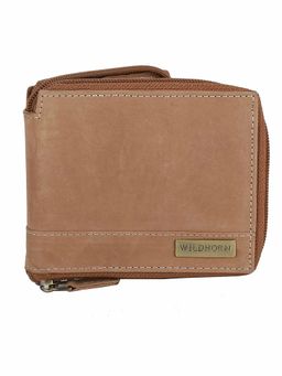 WILDHORN - RFID Protected Genuine High Quality Leather Tan Wallet for Men