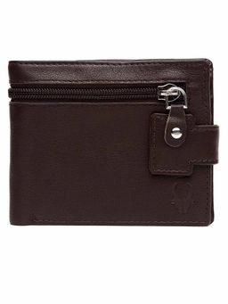WILDHORN - RFID Protected Genuine High Quality Leather Brown Wallet for Men