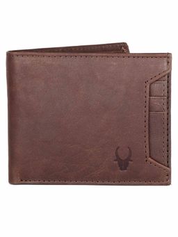 WILDHORN - RFID Protected Genuine High Quality Leather Brown Wallet for Men