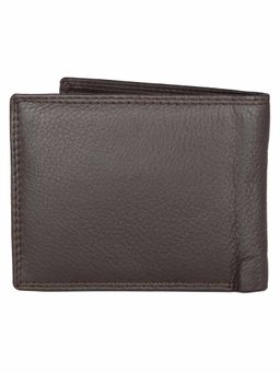WILDHORN - RFID Protected High Quality Genuine Leather Brown Wallet for Men
