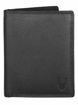 WILDHORN - RFID Protected Genuine High Quality Leather Black Wallet for Men