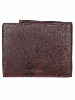 WILDHORN - RFID Protected High Quality Genuine Leather Maroon Wallet for Men