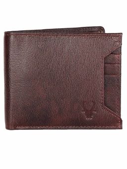 WILDHORN - RFID Protected Genuine High Quality Leather Maroon Wallet for Men