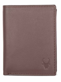 WILDHORN - RFID Protected High Quality Genuine Leather Brown Wallet for Men