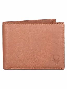WILDHORN - RFID Protected Genuine High Quality Leather Tan Wallet for Men