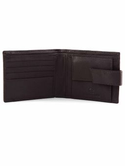 WILDHORN - RFID Protected Genuine High Quality Leather Dark Brown Wallet for Men
