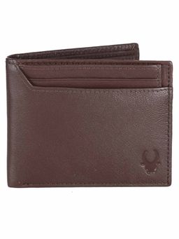 WILDHORN - RFID Protected Genuine High Quality Leather Brown Wallet for Men