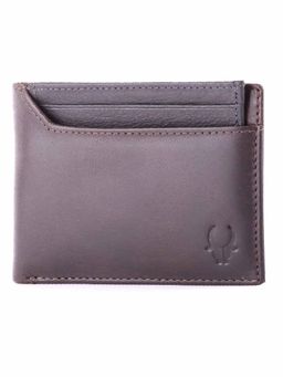WILDHORN - RFID Protected Genuine High Quality Leather Brown Wallet for Men