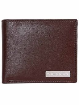 WILDHORN - RFID Protected Genuine High Quality Leather Brown Wallet for Men