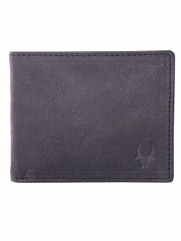 WILDHORN - RFID Protected Genuine High Quality Leather Black Wallet for Men